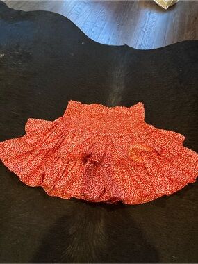 Motherhood Maternity Red Printed Mini Skirt